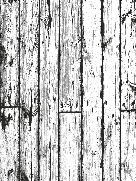 Distressed Overlay Holzstruktur Grunge Vektor Hintergrund — Stockvektor