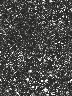 Çatlamış beton, taş ya da asfaltın sıkıntılı örtülü dokusu. Grunge 'un arka planı. soyut yarım ton vektör çizimi