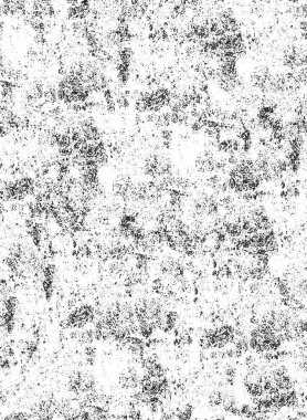 Çatlamış beton, taş ya da asfaltın sıkıntılı örtülü dokusu. Grunge 'un arka planı. soyut yarım ton vektör çizimi