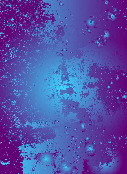 Abstrakter Vektor Kosmischen Psychedelischen Blauen Und Violetten Farbverlauf Hintergrund Fraktale — Stockvektor