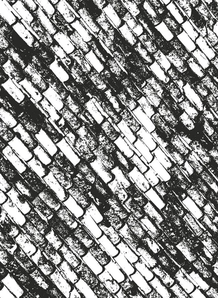 Textura Superpuesta Angustiada Ladrillo Viejo Fondo Grunge Ilustración Abstracta Vector — Vector de stock