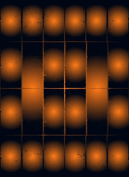Abstract Vector Kosmische Psychedelische Donker Blauw Gouden Achtergrond Met Kleurovergang — Stockvector