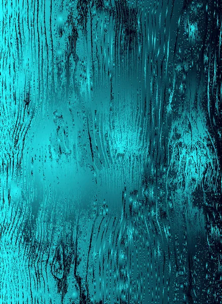 Abstract Vector Kosmische Psychedelische Blauw Turquoise Kleurverloop Achtergrond Fractal Glanzende — Stockvector