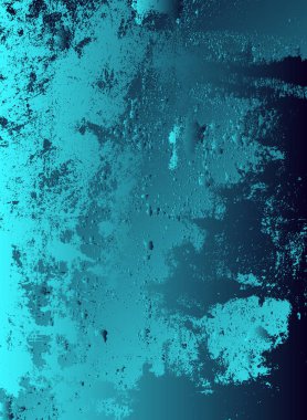 Soyut vektör kozmik psychedelic mavi ve turkuaz degrade arka plan. Fraktal parlak elemanları. Parçacık bileşikler.