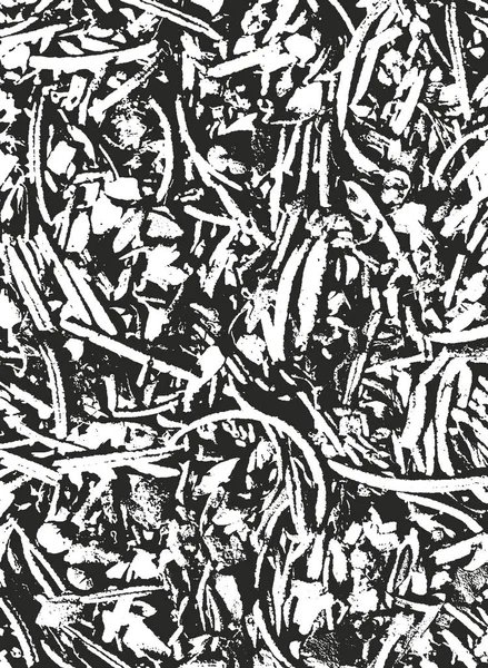 Verdrietig Overlay Textuur Van Droge Planten Bladeren Grunge Achtergrond Abstracte — Stockvector