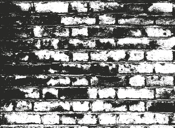 Verontruste Overlay Textuur Van Oude Metselwerk Grunge Achtergrond Abstracte Halftone — Stockvector