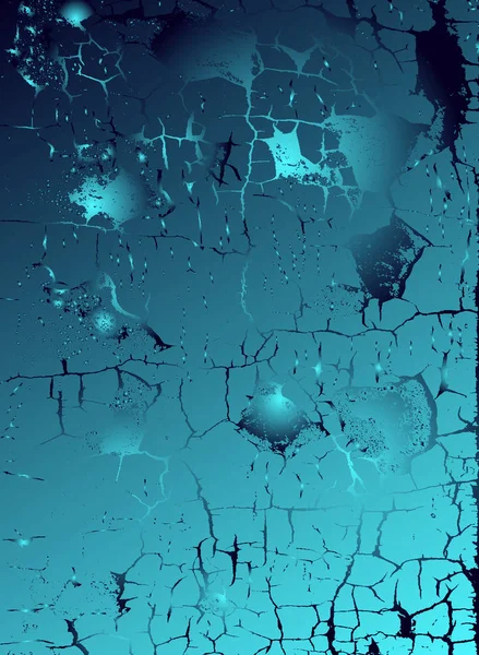 Абстрактный Векторный Космический Психоделический Синий Бирюзовый Градиентный Фон Фрактальные Блестящие — стоковый вектор