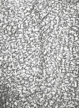 Çatlamış beton, taş ya da asfaltın sıkıntılı örtülü dokusu. Grunge 'un arka planı. soyut yarım ton vektör çizimi