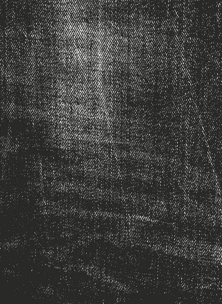 Distressed Overlay Jeans Textur Grunge Hintergrund Abstrakte Halbtonvektorillustration — Stockvektor