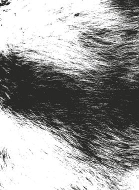 Doğal kürk, grunge vektör arka planının sıkıntılı örtülü dokusu. soyut yarım ton vektör çizimi