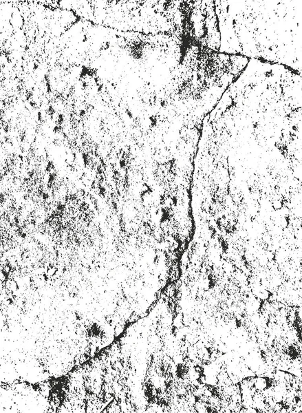 Tekstur Overlay Yang Tertekan Dari Beton Retak Batu Atau Aspal - Stok Vektor