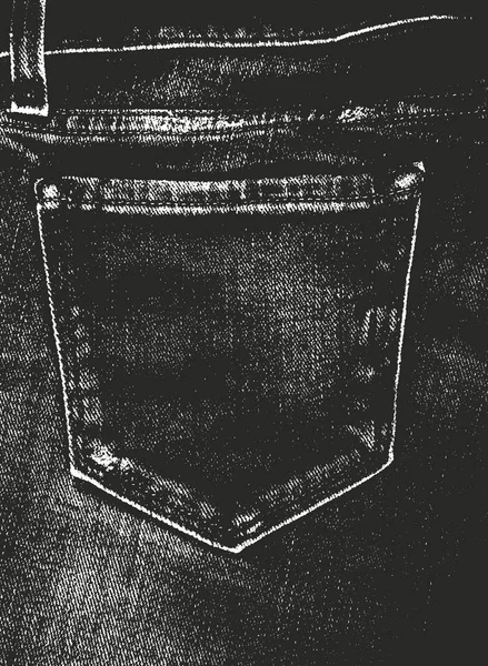 Nödställda Overlay Konsistens Jeans Grunge Bakgrund Abstrakta Halvton Vektorillustration — Stock vektor