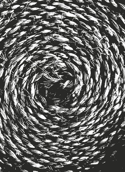 Сжатая Текстура Веревки Гранж Фон Абстрактная Полутоновая Векторная Иллюстрация — стоковый вектор
