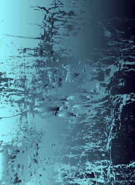 Soyut vektör kozmik psychedelic mavi ve turkuaz degrade arka plan. Fraktal parlak elemanları. Parçacık bileşikler.