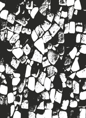 Sıkıntılı bindirme doku eski tuğla, grunge arka plan. soyut yarım ton vektör çizim.