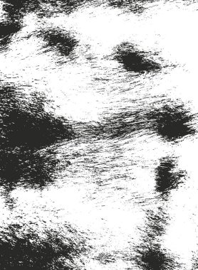 Doğal kürk, grunge vektör arka planının sıkıntılı örtülü dokusu. soyut yarım ton vektör çizimi