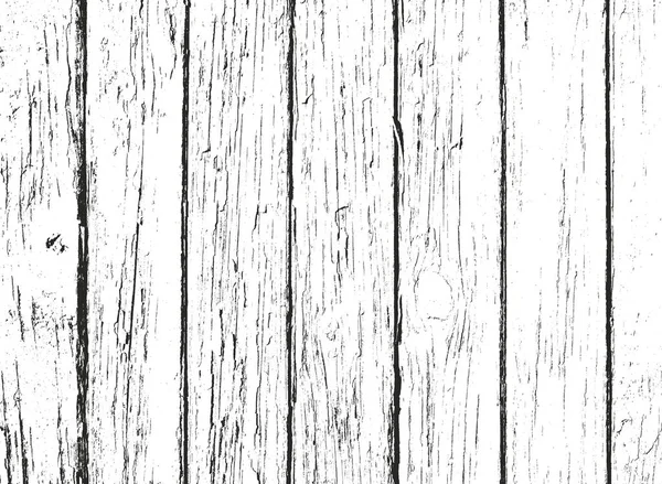 Distressed Overlay Wooden Texture Grunge Vector Background — Stock Vector