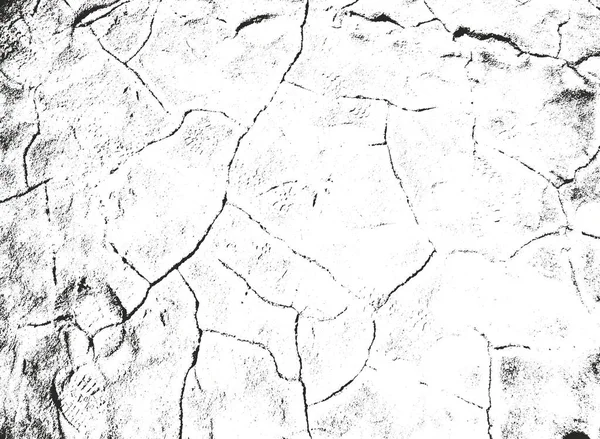 Texture Recouvrement Détériorée Béton Fissuré Pierre Asphalte Arrière Plan Grunge — Image vectorielle