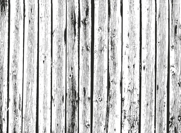 Distressed Overlay Wooden Texture Grunge Vector Background — Stock Vector