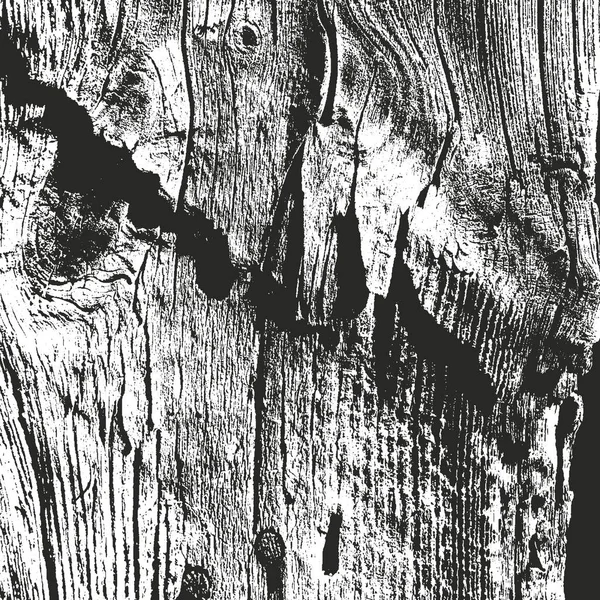 Distressed Overlay Holzplank Textur Grunge Hintergrund Abstrakte Halbtonvektorillustration — Stockvektor