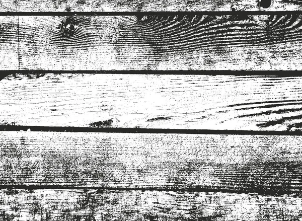 Distressed Overlay Holzplank Textur Grunge Hintergrund Abstrakte Halbtonvektorillustration — Stockvektor