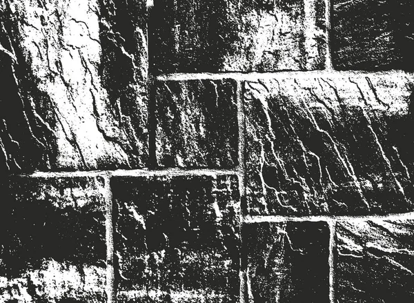 Texture Recouvrement Perturbée Vieux Mur Briques Fond Grunge Illustration Vectorielle — Image vectorielle