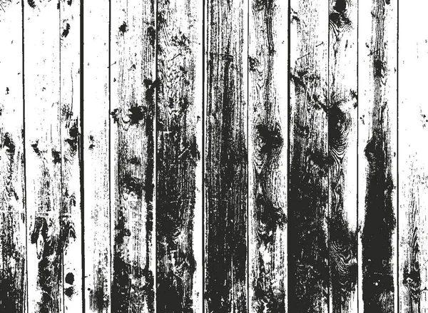 Distress Overlay Houten Plank Textuur Grunge Achtergrond Abstracte Halftoon Vector — Stockvector