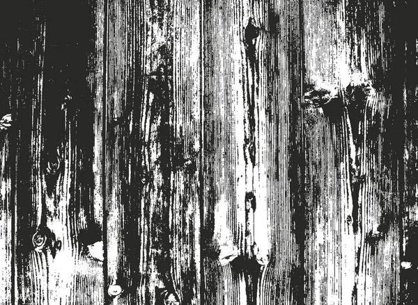 나무로 널빤지 질감과 푸석푸석 배경으로 고통을 받았다 추상적 일러스트 — 스톡 벡터