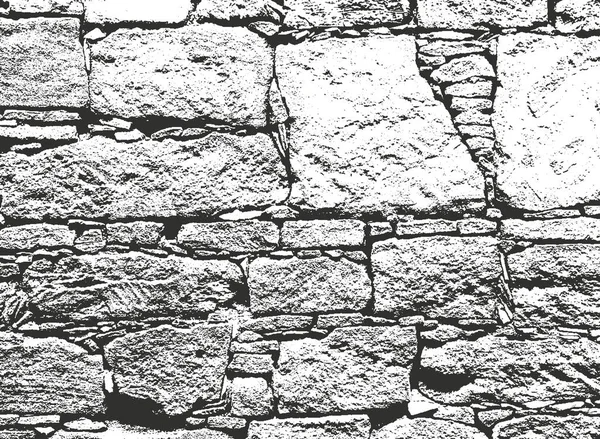 Texture Recouvrement Perturbée Vieux Mur Briques Fond Grunge Illustration Vectorielle — Image vectorielle