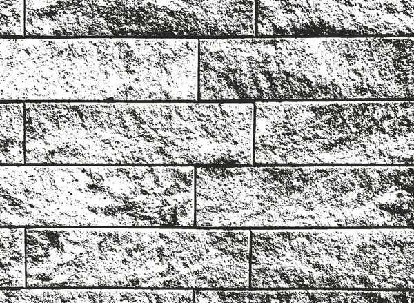 苦しめられたオーバーレイ テクスチャの古いレンガの壁 グランジ背景です 抽象的なハーフトーン ベクトル図 — ストックベクタ