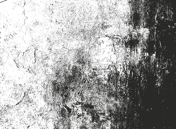 Distress Overlay Textuur Van Gebarsten Beton Steen Asfalt Grunge Achtergrond — Stockvector