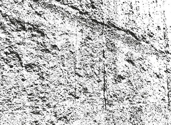 Texture de recouvrement perturbée du béton fissuré — Image vectorielle