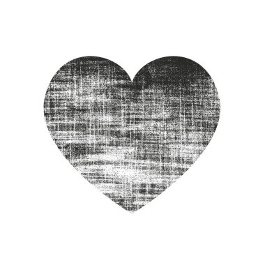 Sıkıntı grunge kalp beton doku ile izole. Tebrik kartı, Sevgililer s gün, düğün için öğe. Yaratıcı kavramı.