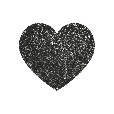 Sıkıntı grunge kalp beton doku ile izole. Tebrik kartı, Sevgililer s gün, düğün için öğe. Yaratıcı kavramı.