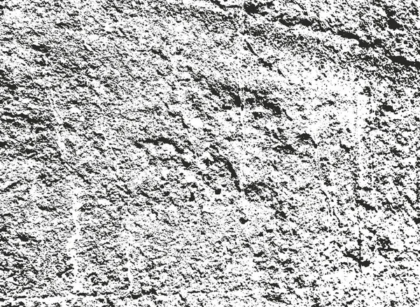 Texture de recouvrement perturbée du béton fissuré — Image vectorielle