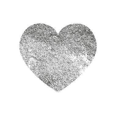 Sıkıntı grunge kalp beton doku ile izole. Tebrik kartı, Sevgililer s gün, düğün için öğe. Yaratıcı kavramı.