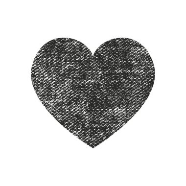 Sıkıntı grunge kalp beton doku ile izole. Tebrik kartı, Sevgililer s gün, düğün için öğe. Yaratıcı kavramı.