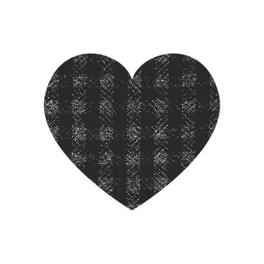 Sıkıntı grunge kalp beton doku ile izole. Tebrik kartı, Sevgililer s gün, düğün için öğe. Yaratıcı kavramı.