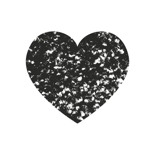 Sıkıntı grunge kalp beton doku ile izole. Tebrik kartı, Sevgililer s gün, düğün için öğe. Yaratıcı kavramı.