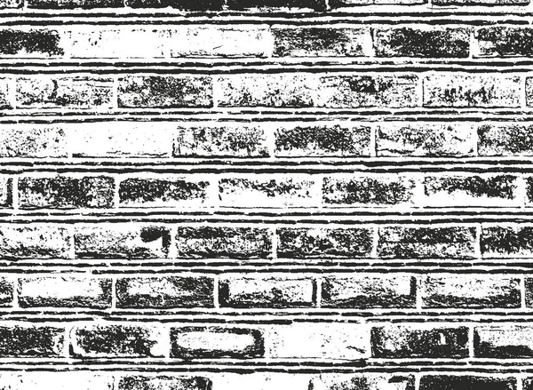 Αναξιοπαθούντα επικάλυψης παλαιών υφή τοίχο από τούβλα — Διανυσματικό Αρχείο