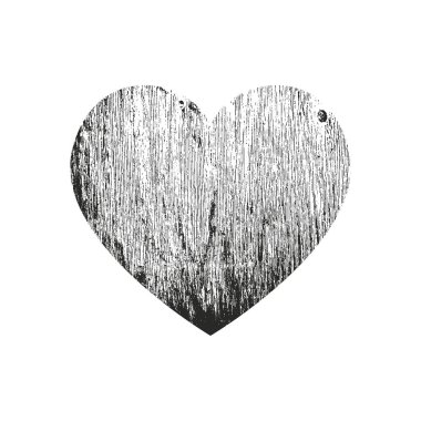 Sıkıntı grunge kalp beton doku ile izole. Tebrik kartı, Sevgililer s gün, düğün için öğe. Yaratıcı kavramı.