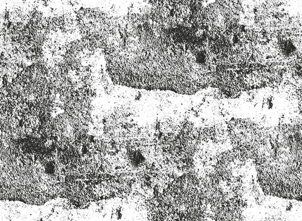 Distressed Overlay Textur von rissigem Beton — Stockvektor