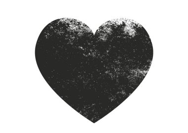 Sıkıntı grunge kalp beton doku ile izole. Tebrik kartı, Sevgililer s gün, düğün için öğe. Yaratıcı kavramı.