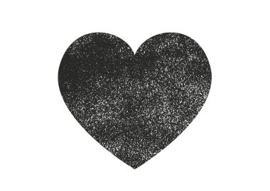 Sıkıntı grunge kalp beton doku ile izole. Tebrik kartı, Sevgililer s gün, düğün için öğe. Yaratıcı kavramı.