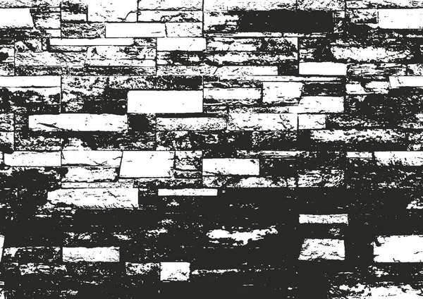 Trudnej sytuacji nałożenie tekstury stary ceglany mur — Wektor stockowy