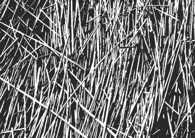 Sıkıntılı bindirme çim zemin üzerinde doku. grunge siyah ve beyaz arka plan. soyut vektör illüstrasyon