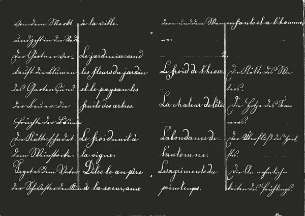 紙のページと詩、テキスト、単語、文章で苦しんだオーバーレイテクスチャ。グランジ黒と白の背景。抽象ベクトルイラストレーション — ストックベクタ