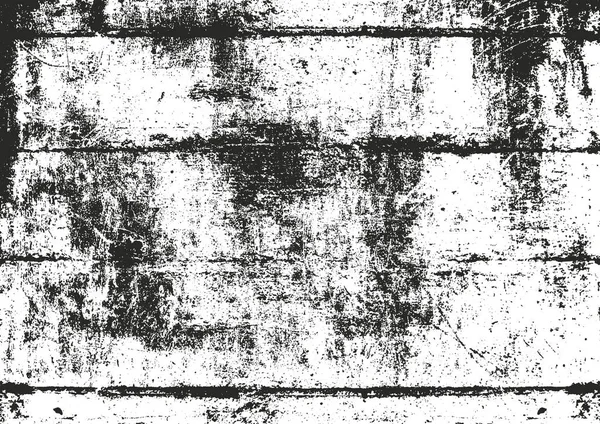 Textura de sobreposição angustiada de concreto rachado — Vetor de Stock