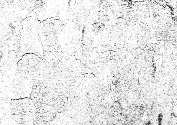 Tekstur overlay yang tertekan dari beton yang retak - Stok Vektor