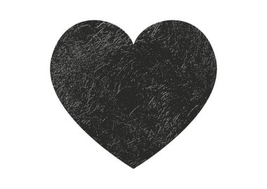 Sıkıntı grunge kalp beton doku ile izole. Tebrik kartı, Sevgililer s gün, düğün için öğe. Yaratıcı kavramı.